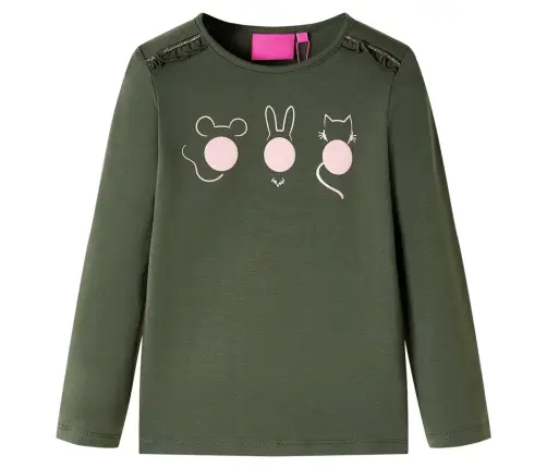 Pikkade Varrukatega Lastesärk, Khaki, 92