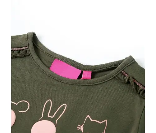 Pikkade Varrukatega Lastesärk, Khaki, 104