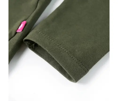 Bērnu Krekls Ar Garām Piedurknēm, Haki, 140