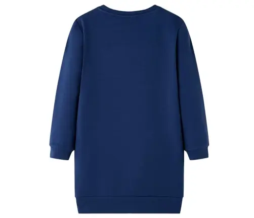 Vaikiškas Sportinis Megztinis-Suknelė, Tamsiai Mėlynas, 92 Dydžio