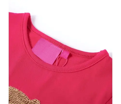 Bērnu Krekls Ar Garām Piedurknēm, Koši Rozā, 104