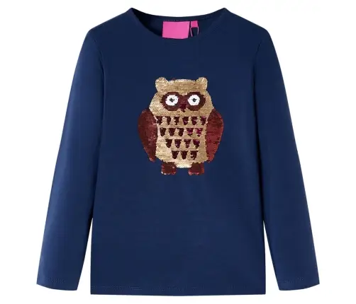 Bērnu Krekls Ar Garām Piedurknēm, Tumši Zils, 92