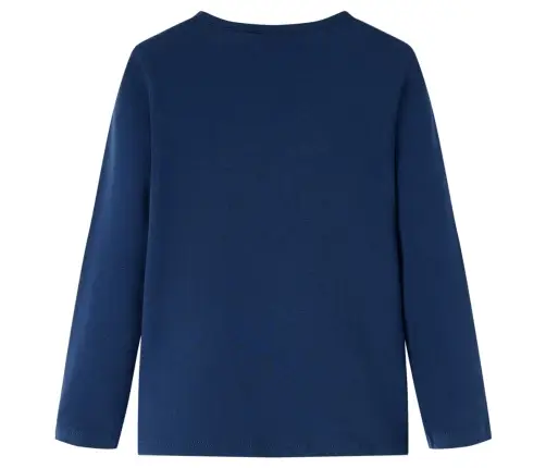 Bērnu Krekls Ar Garām Piedurknēm, Tumši Zils, 92