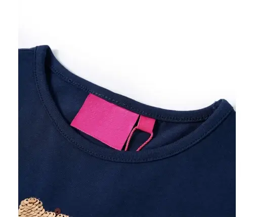 Bērnu Krekls Ar Garām Piedurknēm, Tumši Zils, 92