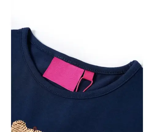 Bērnu Krekls Ar Garām Piedurknēm, Tumši Zils, 104