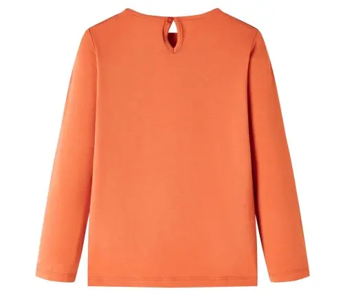 Pikkade Varrukatega Lastesärk, Tumeoranž, 92