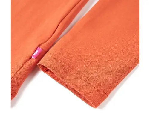 Bērnu Krekls Ar Garām Piedurknēm, Koši Oranžs, 116