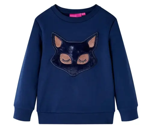 Vaikiškas Sportinis Megztinis, Tamsiai Mėlynos Spalvos, 116 Dydžio