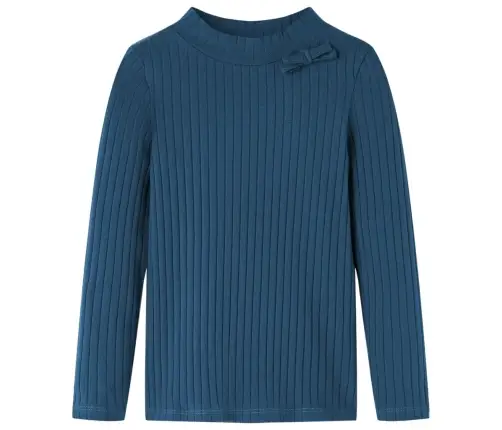 Vaikiški Marškinėliai Ilgomis Rankovėmis, Tamsiai Mėlyni, 116 Dydžio