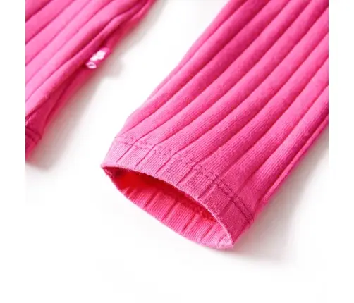 Pikkade Varrukatega Lastesärk, Soonikkoes, Erkroosa, 92