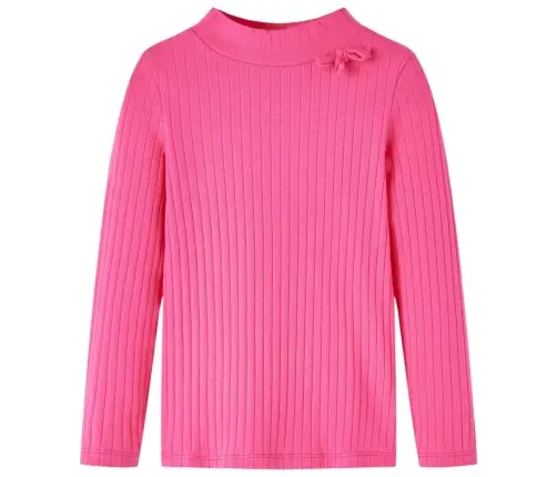 Vaikiški Marškinėliai Ilgomis Rankovėmis, Rožiniai, Juostų Rašto