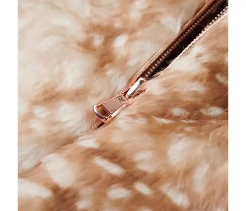 Vaikiškas Paltas, Smėlio Spalvos, Dirbtinis Kailis, 92 Dydžio