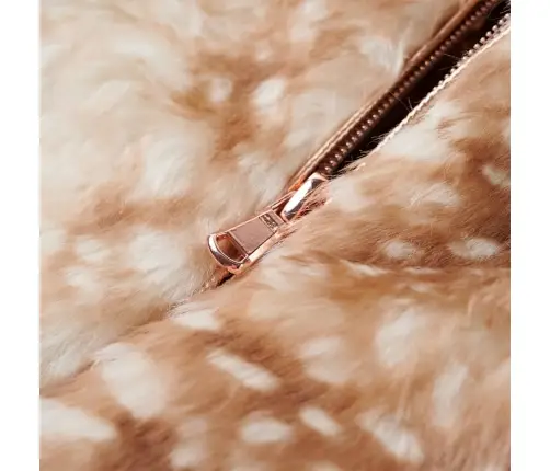 Vaikiškas Paltas, Smėlio Spalvos, Dirbtinis Kailis, 116 Dydžio