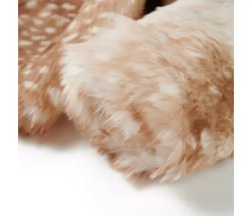 Vaikiškas Paltas, Smėlio Spalvos, Dirbtinis Kailis, 116 Dydžio