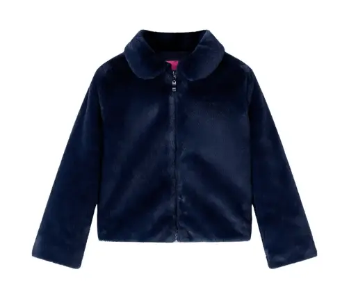 Kunstkarusnahast Lastemantel, Tumesinine, 104