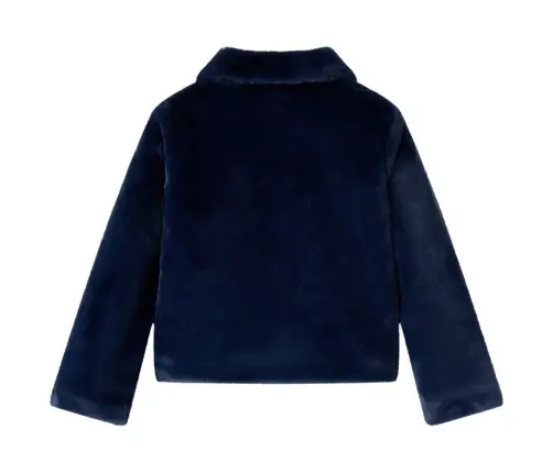 Kunstkarusnahast Lastemantel, Tumesinine, 104