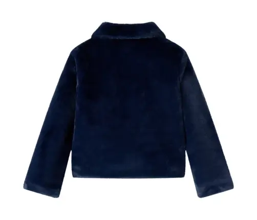 Kunstkarusnahast Lastemantel, Tumesinine, 116