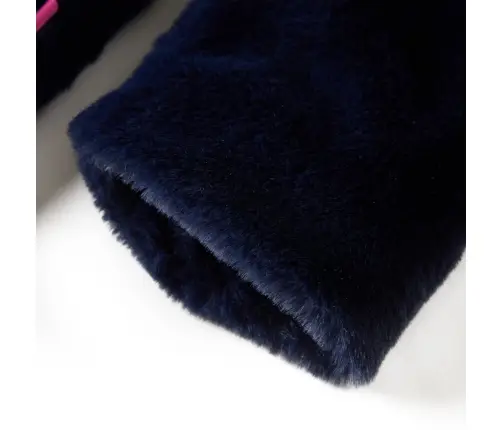 Kunstkarusnahast Lastemantel, Tumesinine, 116