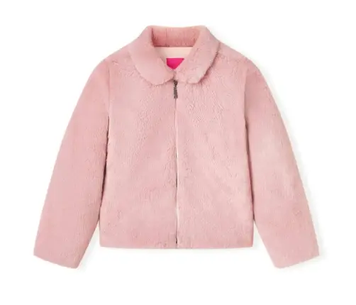 Kunstkarusnahast Lastemantel, Roosa, 92