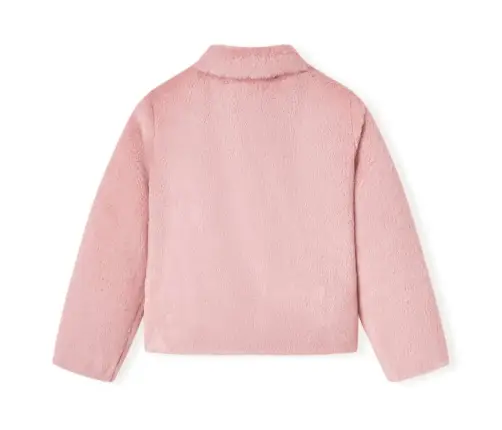 Kunstkarusnahast Lastemantel, Roosa, 92