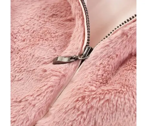 Kunstkarusnahast Lastemantel, Roosa, 92