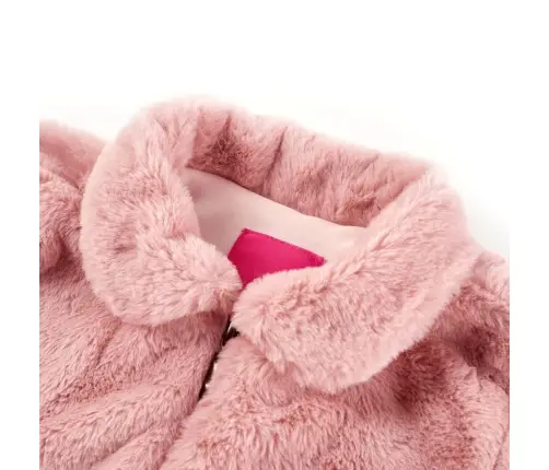 Kunstkarusnahast Lastemantel, Roosa, 116