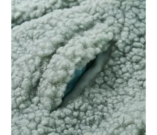 Laste Kapuutsiga Jakk, Kunstkarusnahk, Mündiroheline, 92