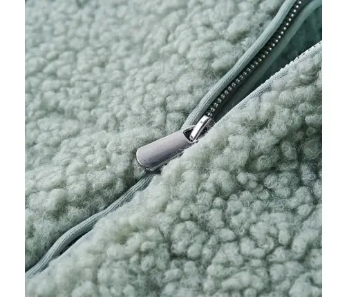 Vaikiška Striukė Su Gobtuvu, Mėtinė, Dirbtinis Kailis, 104 Dydžio