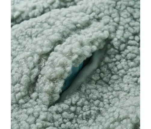 Vaikiška Striukė Su Gobtuvu, Mėtinė, Dirbtinis Kailis, 104 Dydžio