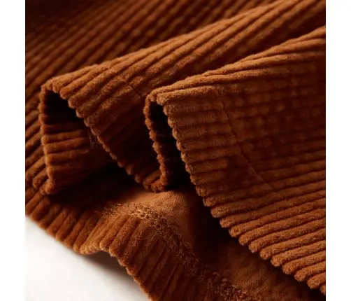 Bērnu Svārki Ar Kabatām, Konjaka Krāsā, Velvets, 104