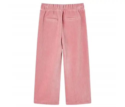 Vaikiškos Kelnės, Šviesiai Rožinės Spalvos, Velvetas, 128 Dydžio