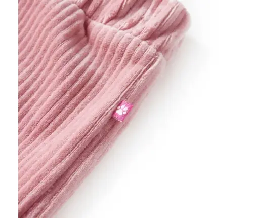 Vaikiškos Kelnės, Šviesiai Rožinės Spalvos, Velvetas, 128 Dydžio