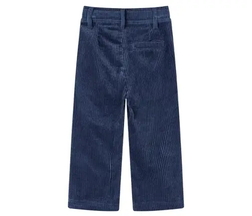 Vaikiškos Kelnės, Tamsiai Mėlynos Spalvos, Velvetas, 116 Dydžio