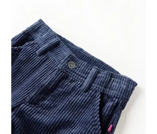 Vaikiškos Kelnės, Tamsiai Mėlynos Spalvos, Velvetas, 116 Dydžio