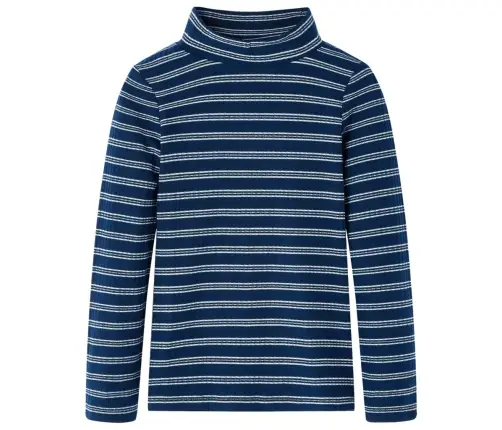 Bērnu Krekls Ar Garām Piedurknēm, Tumši Zils, 128