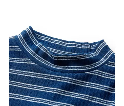 Bērnu Krekls Ar Garām Piedurknēm, Tumši Zils, 128