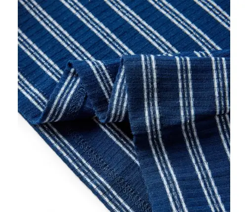 Bērnu Krekls Ar Garām Piedurknēm, Tumši Zils, 128