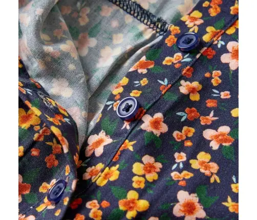 Bērnu Kleita Ar Garām Piedurknēm, Tumši Zila, 92