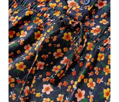 Bērnu Kleita Ar Garām Piedurknēm, Tumši Zila, 92