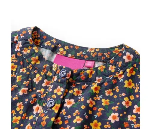 Pikkade Varrukatega Laste Kleit, Tumesinine, 140