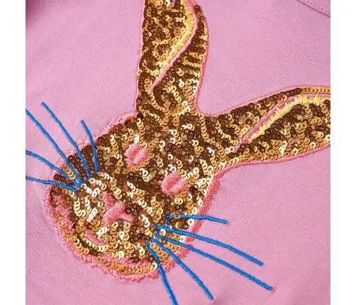 Pikkade Varrukatega Lastesärk, Tumeroosa, 104