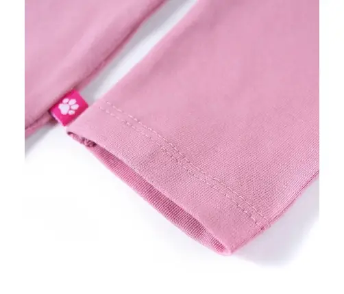 Pikkade Varrukatega Lastesärk, Tumeroosa, 128