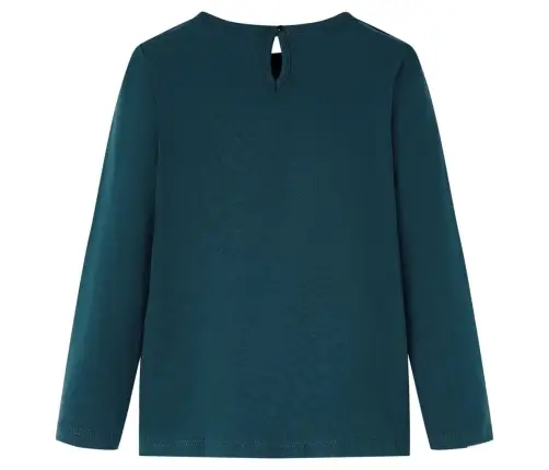 Vaikiški Marškinėliai Ilgomis Rankovėmis, Tamsiai Žali, 104 Dydžio