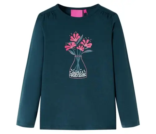 Pikkade Varrukatega Lastesärk, Tumeroheline, 116