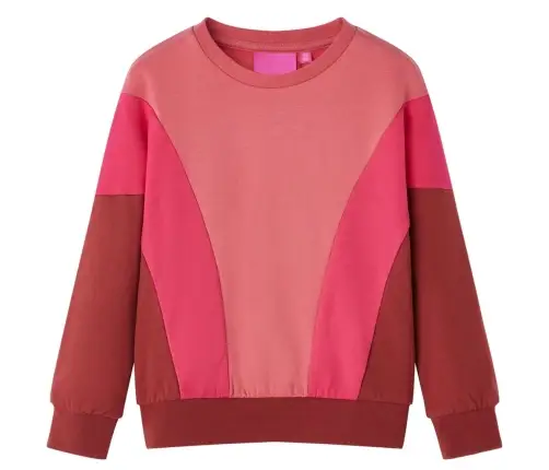 Bērnu Džemperis, Krāsu Bloki, Rozā Un Henna, 104