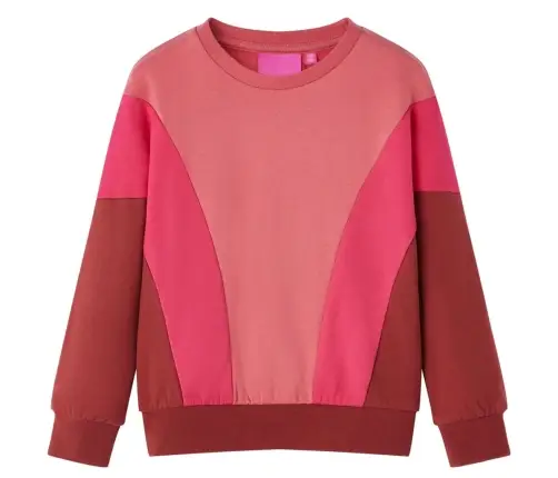 Bērnu Džemperis, Krāsu Bloki, Rozā Un Henna, 128