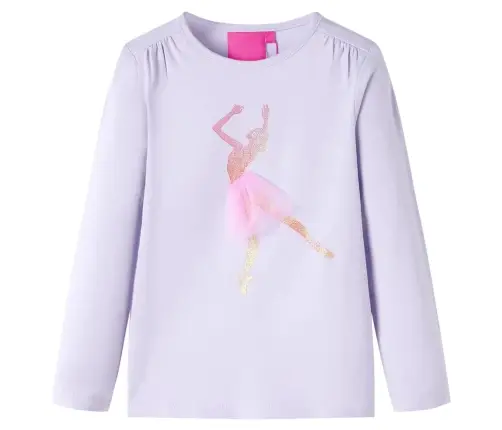 Pikkade Varrukatega Lastesärk, Helelilla, 104