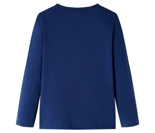 Bērnu Krekls Ar Garām Piedurknēm, Tumši Zils, 116