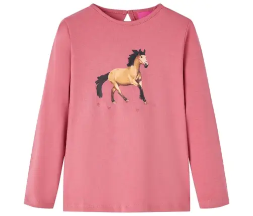 Pikkade Varrukatega Lastesärk, Vanaroosa, 116