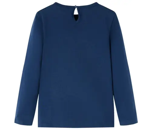 Vaikiški Marškinėliai Ilgomis Rankovėmis, Tamsiai Mėlyni